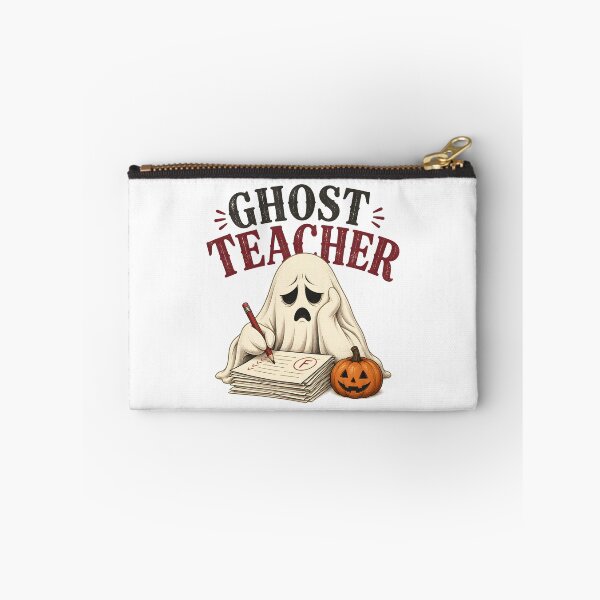 Item preview, Ghost Teacher Writing Grading Papers Spooky School designed and sold by OliviaHayesArt.