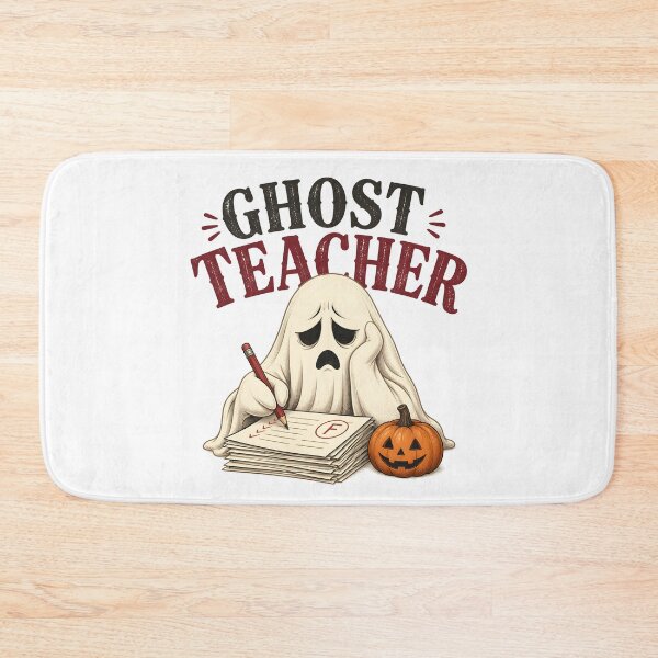 Item preview, Ghost Teacher Writing Grading Papers Spooky School designed and sold by OliviaHayesArt.