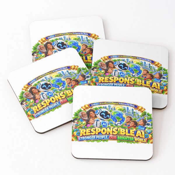 Item preview, Responsible AI Our Brighter World designed and sold by New Wave Artworks .