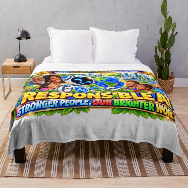 Item preview, Responsible AI Our Brighter World designed and sold by New Wave Artworks .