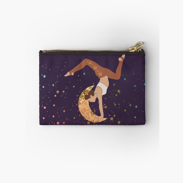 Item preview, Celestial Yoga Crescent Moon Deep Purple Stars Art designed and sold by Ammeluk.