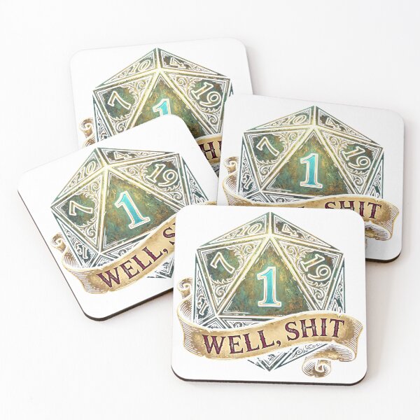 Item preview, Roll A One Funny Dice Die Humorous RPG Sarcams designed and sold by weirdcountry.