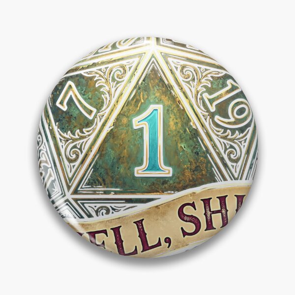 Item preview, Roll A One Funny Dice Die Humorous RPG Sarcams designed and sold by weirdcountry.