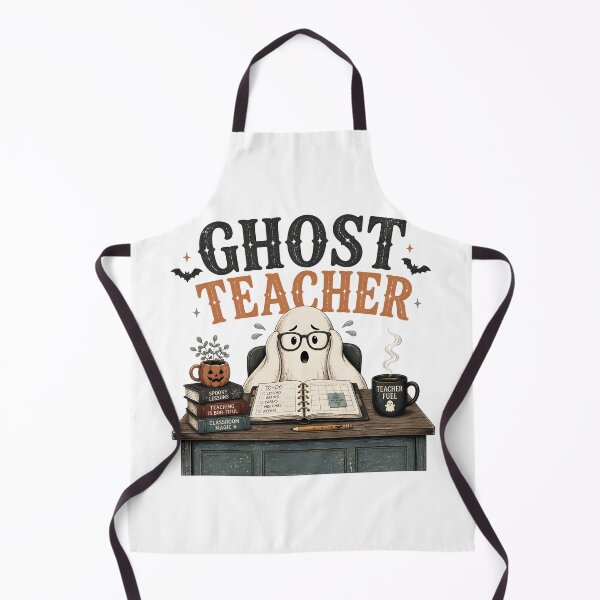 Item preview, Ghost Teacher Desk Workspace Spooky Classroom designed and sold by OliviaHayesArt.