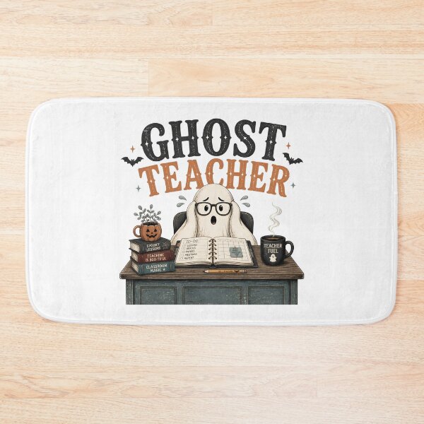 Item preview, Ghost Teacher Desk Workspace Spooky Classroom designed and sold by OliviaHayesArt.