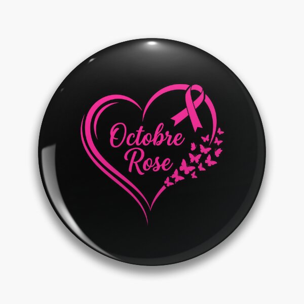 Item preview, Octobre Rose Breast Cancer Awareness Butterfly Heart designed and sold by Antdoodle.