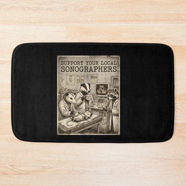 Item preview, Support Your Local Sonographers Funny Ultrasound Animal Crew  designed and sold by w66aboo.