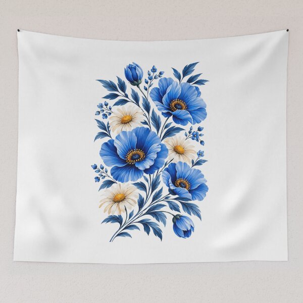 Item preview, Anemone and Daisy Floral Bouquet designed and sold by MichalHau.