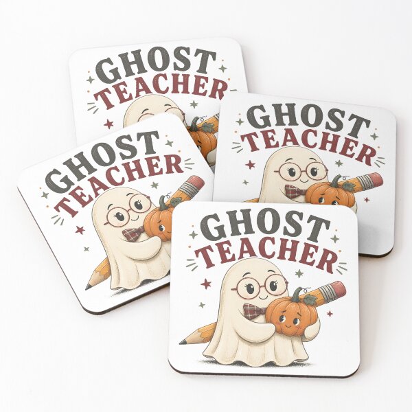 Item preview, Ghost Teacher Apple Classic School Spooky designed and sold by OliviaHayesArt.
