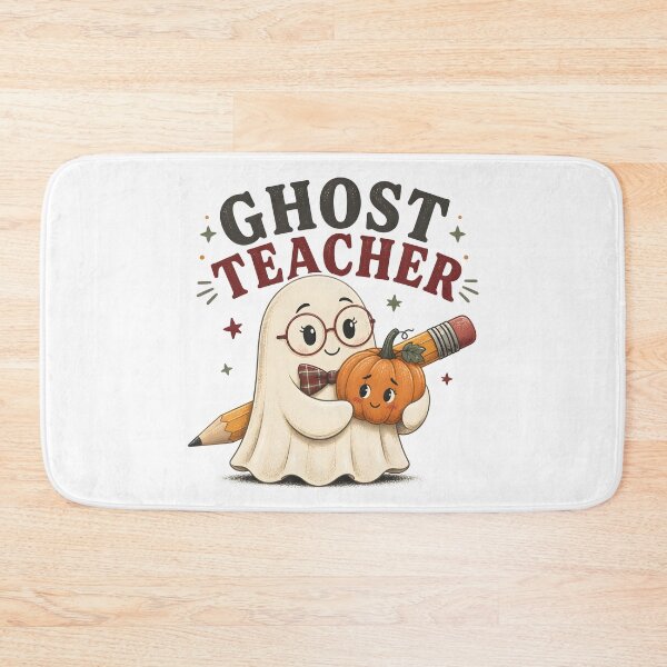 Item preview, Ghost Teacher Apple Classic School Spooky designed and sold by OliviaHayesArt.