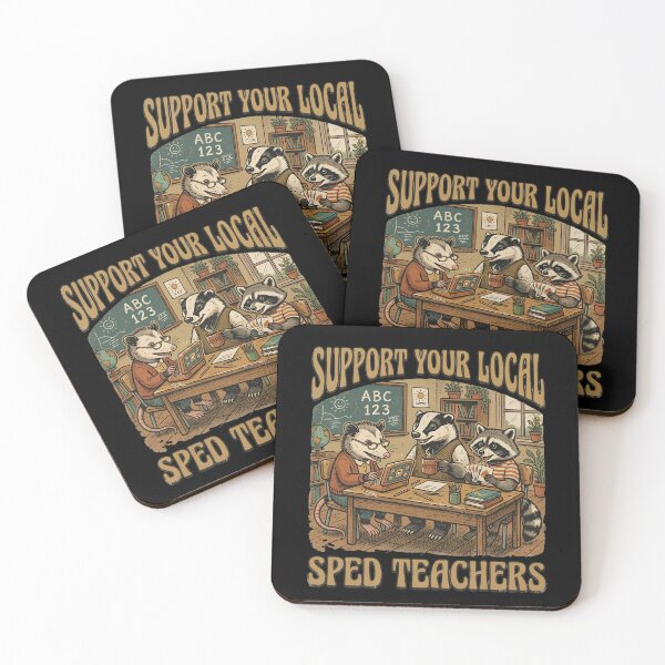 Item preview, Support Your Local SPED Teachers Funny Special Education Animals designed and sold by w66aboo.