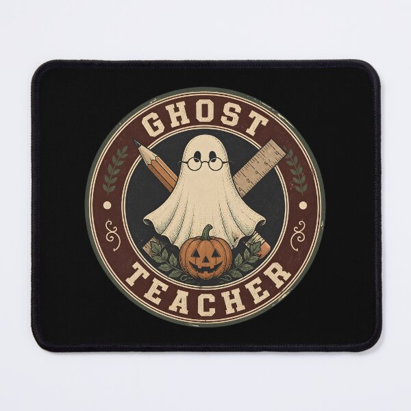 Item preview, Ghost Teacher Badge Vintage School Emblem designed and sold by OliviaHayesArt.