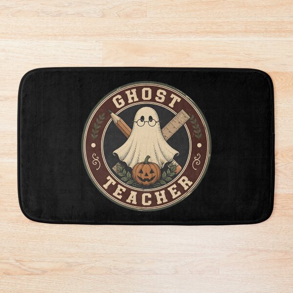 Item preview, Ghost Teacher Badge Vintage School Emblem designed and sold by OliviaHayesArt.