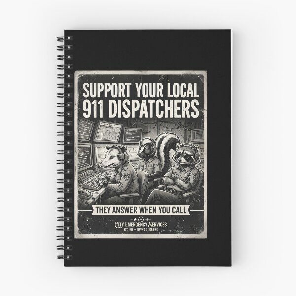 Item preview, Support Your Local 911 Dispatchers Funny Emergency Dispatcher  designed and sold by w66aboo.