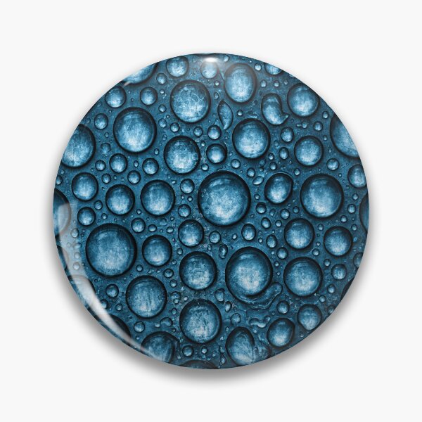 Item preview, Crystal Clear Blue Water Droplets Art designed and sold by Piotrek0001.
