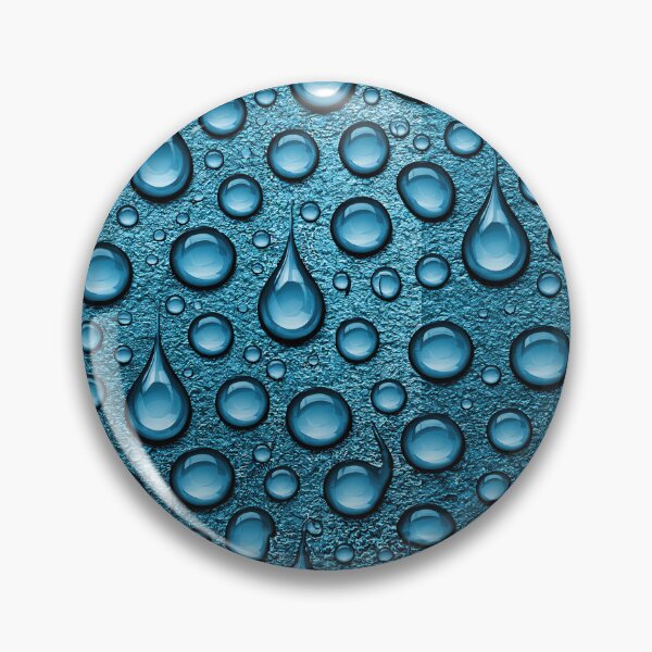 Item preview, Teal Blue Rain Condensation Droplet Pattern designed and sold by Piotrek0001.