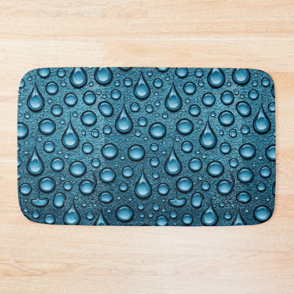 Item preview, Teal Blue Rain Condensation Droplet Pattern designed and sold by Piotrek0001.