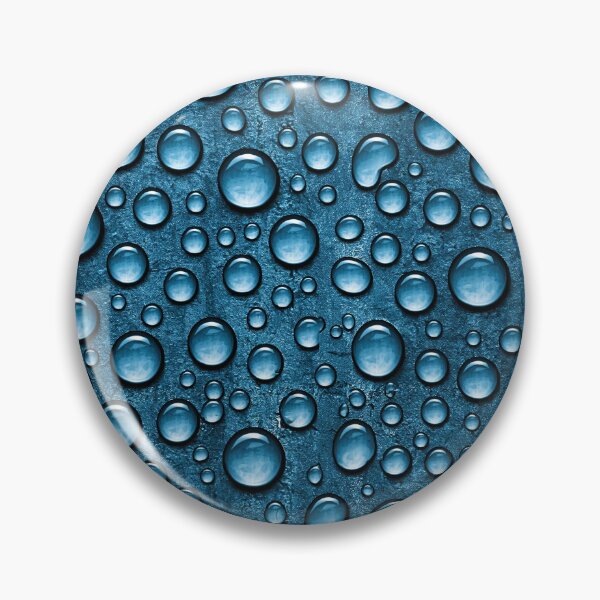 Item preview, Compact Cyan Raindrops on Glass Texture designed and sold by Piotrek0001.