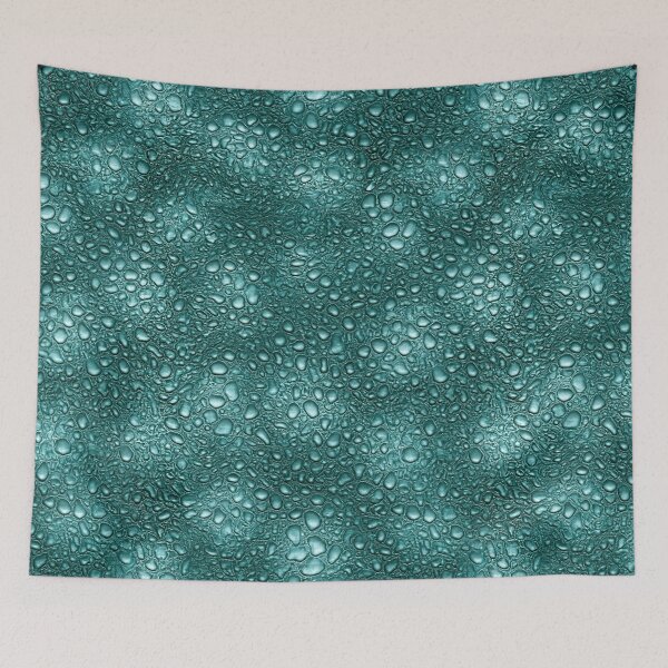 Item preview, Seafoam Green Misty Condensation Surface Art designed and sold by Piotrek0001.