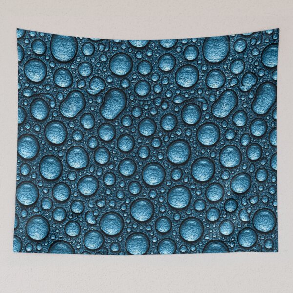 Item preview, Dense Cobalt Blue Raindrop Pattern Art designed and sold by Piotrek0001.