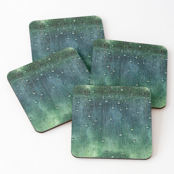 Item preview, Emerald Green Vertical Water Runoff Texture designed and sold by Piotrek0001.