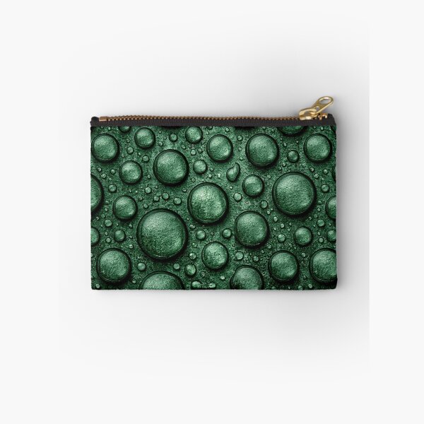 Item preview, Forest Green Dew Drops on Glossy Surface designed and sold by Piotrek0001.