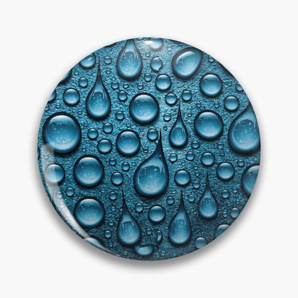Item preview, Vivid Cerulean Blue Raindrop Surface Pattern designed and sold by Piotrek0001.