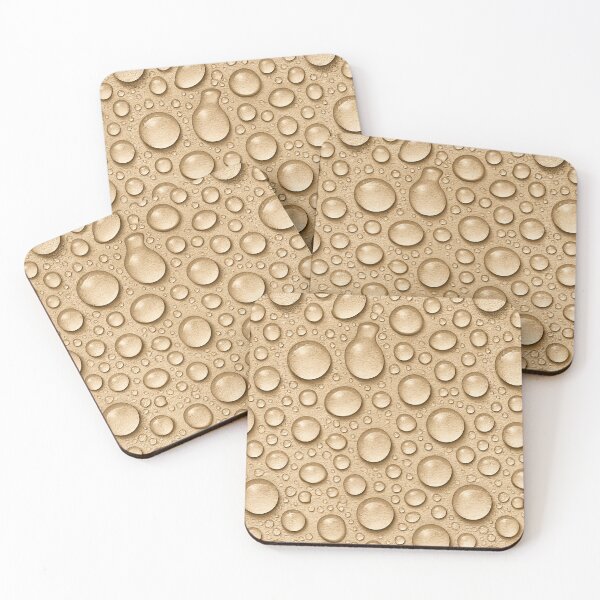 Item preview, Champagne Amber Water Drops Macro Texture designed and sold by Piotrek0001.