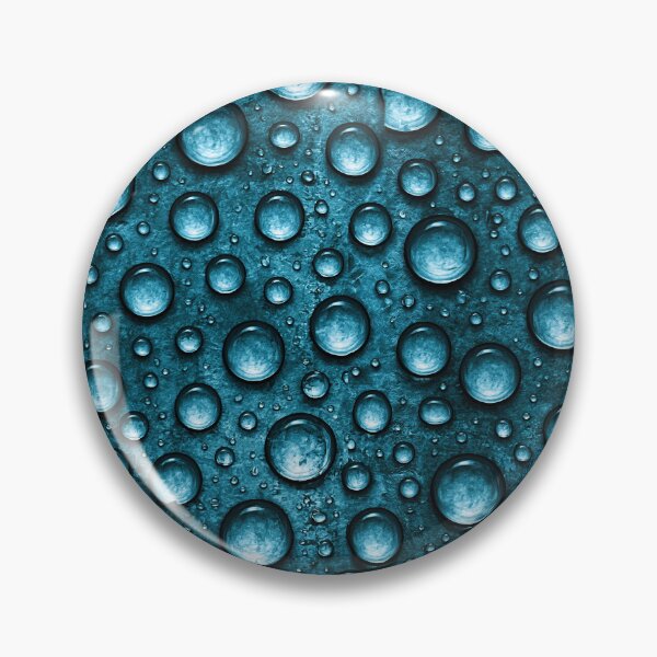 Item preview, Midnight Teal Moisture Droplets Surface Art designed and sold by Piotrek0001.