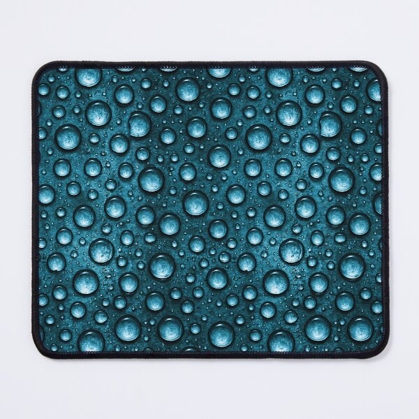 Item preview, Midnight Teal Moisture Droplets Surface Art designed and sold by Piotrek0001.