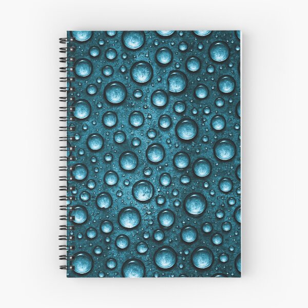 Item preview, Midnight Teal Moisture Droplets Surface Art designed and sold by Piotrek0001.