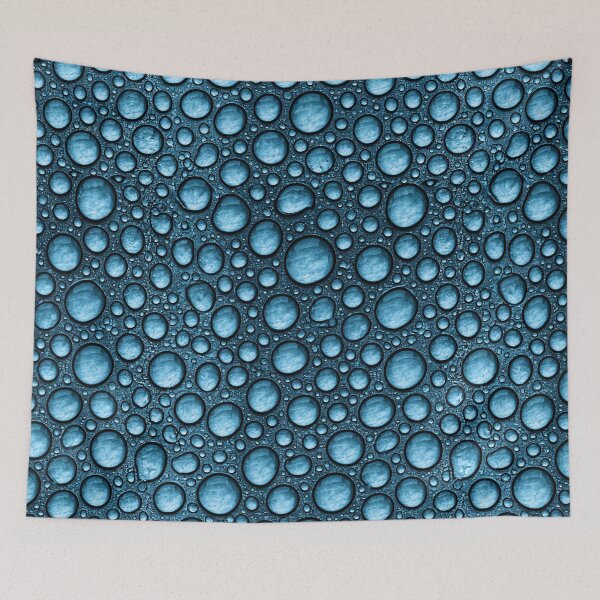 Item preview, Soft Blue Morning Dew Condensation Art designed and sold by Piotrek0001.