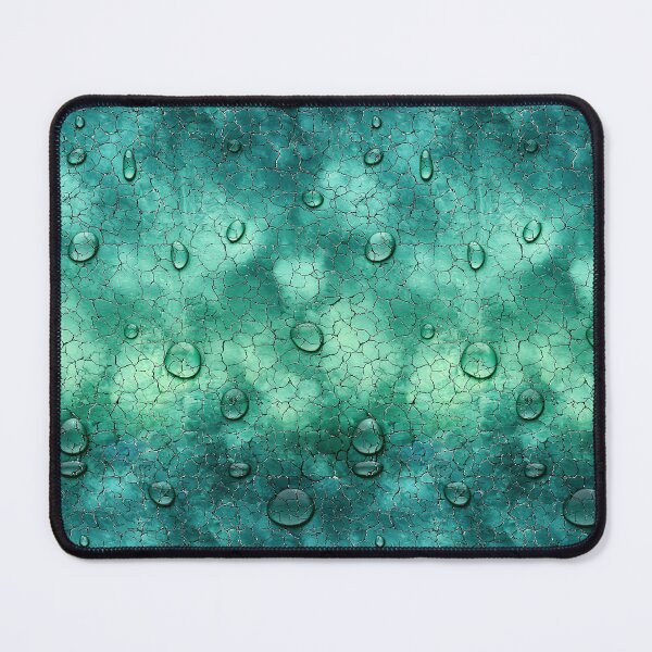 Item preview, Turquoise Seafoam Wet Marbled Surface Art designed and sold by Piotrek0001.