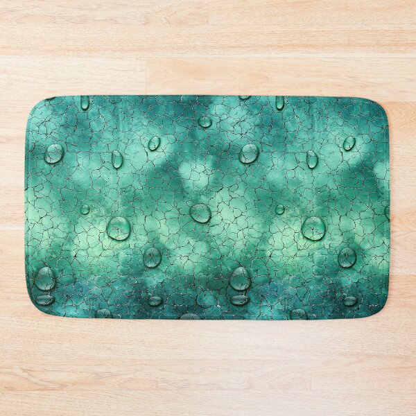 Item preview, Turquoise Seafoam Wet Marbled Surface Art designed and sold by Piotrek0001.