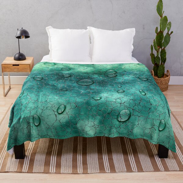 Item preview, Turquoise Seafoam Wet Marbled Surface Art designed and sold by Piotrek0001.