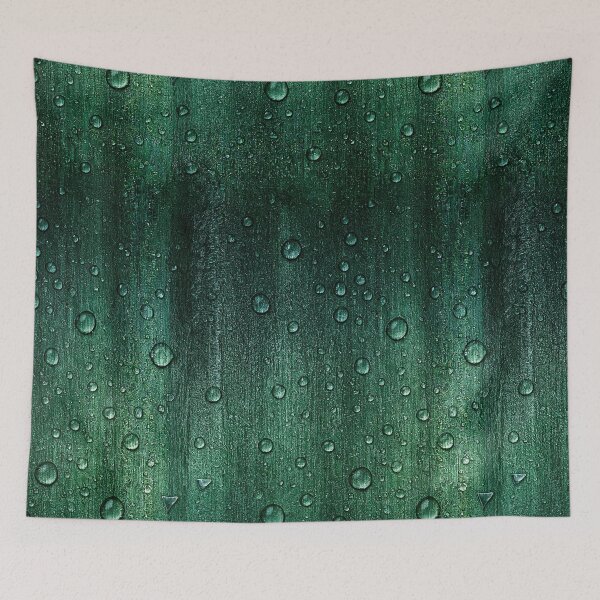 Item preview, Deep Green Rain Streaks on Painted Wood designed and sold by Piotrek0001.