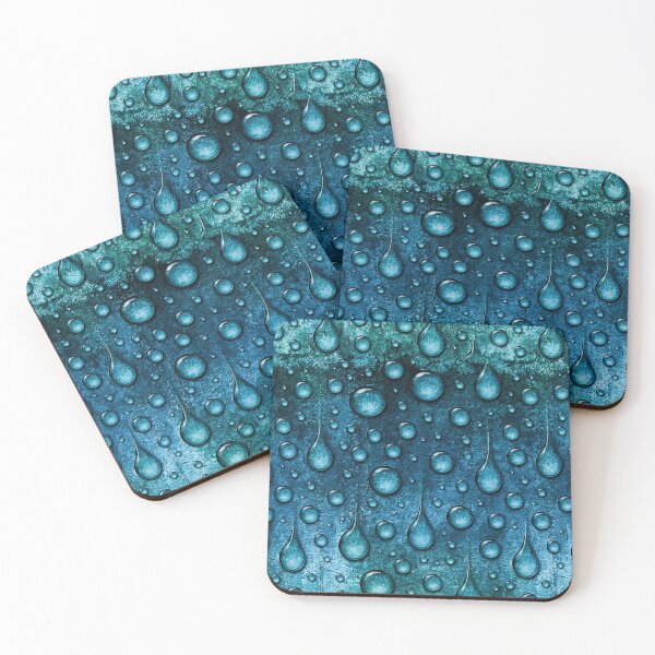 Item preview, Frosted Blue Glass Water Droplet Pattern designed and sold by Piotrek0001.
