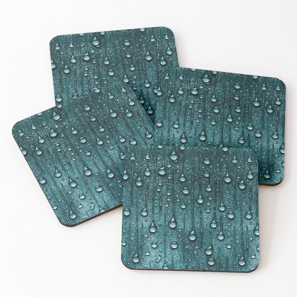 Item preview, Steamy Green Window Raindrop Streaks Art designed and sold by Piotrek0001.