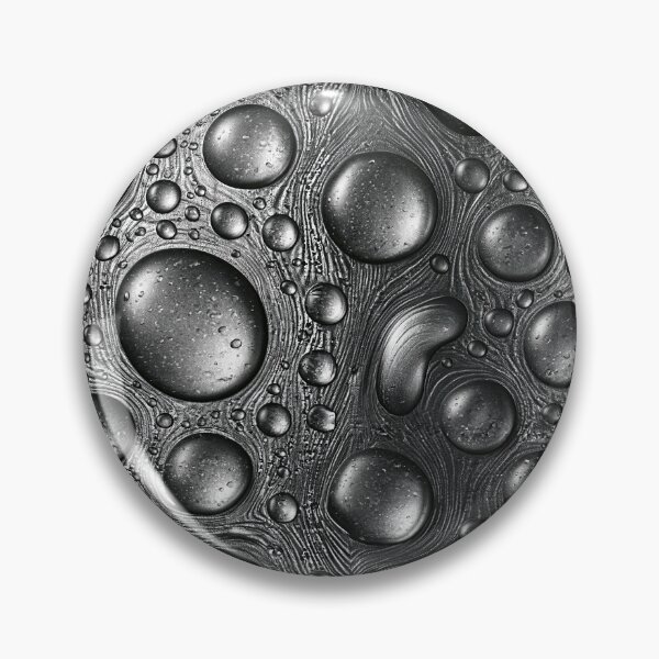 Item preview, Metallic Chrome Water Beads on Dark Steel designed and sold by Piotrek0001.