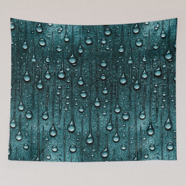 Item preview, Steamy Green Window Raindrop Streaks Art designed and sold by Piotrek0001.