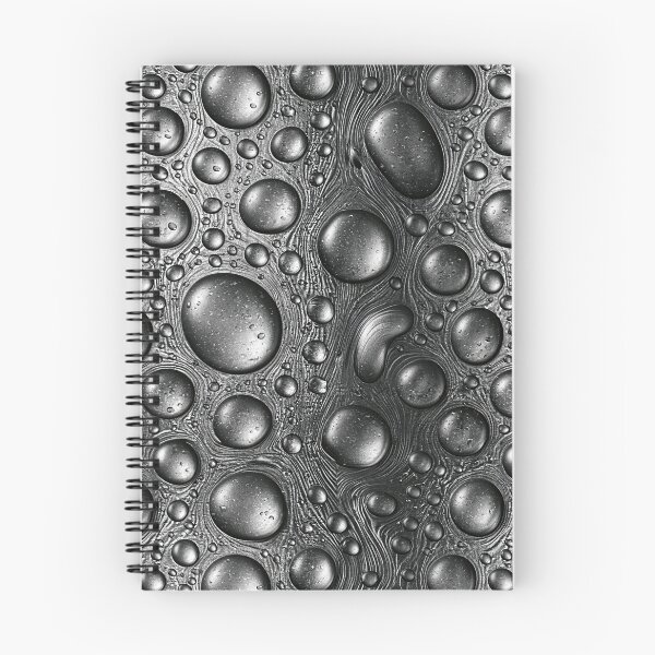 Item preview, Metallic Chrome Water Beads on Dark Steel designed and sold by Piotrek0001.