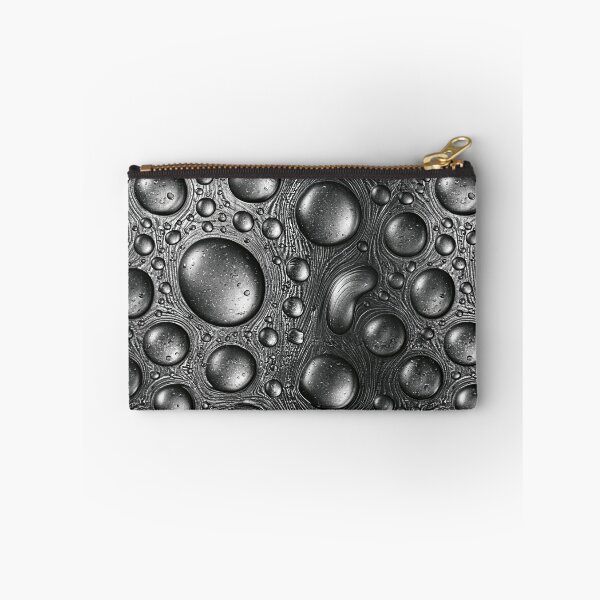 Item preview, Metallic Chrome Water Beads on Dark Steel designed and sold by Piotrek0001.