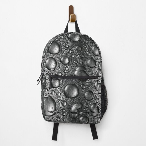 Item preview, Metallic Chrome Water Beads on Dark Steel designed and sold by Piotrek0001.