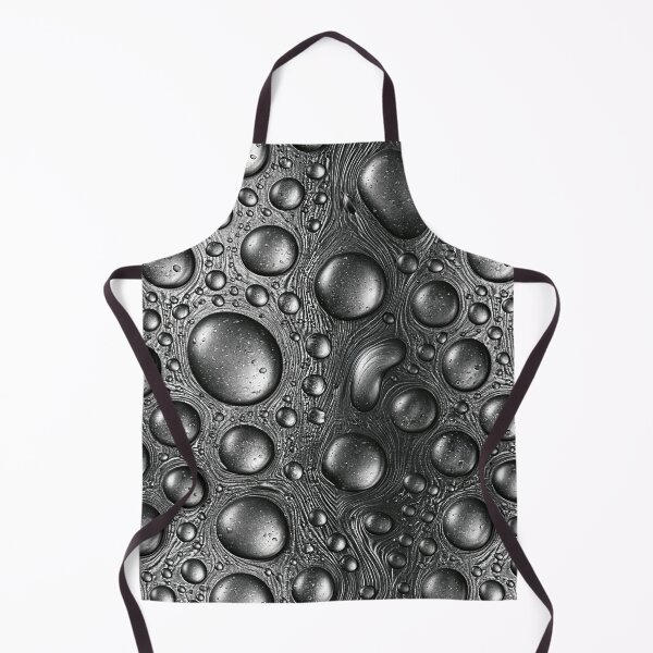 Item preview, Metallic Chrome Water Beads on Dark Steel designed and sold by Piotrek0001.