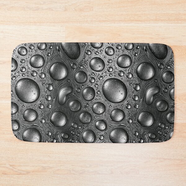 Item preview, Metallic Chrome Water Beads on Dark Steel designed and sold by Piotrek0001.