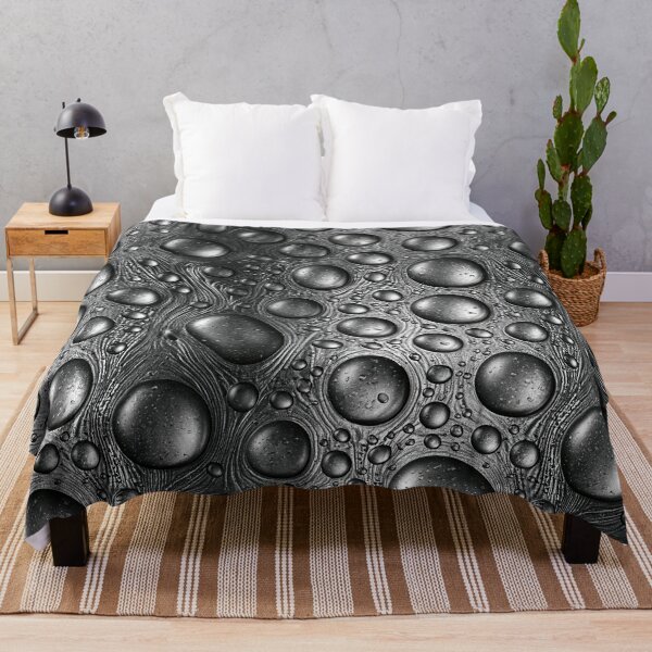 Item preview, Metallic Chrome Water Beads on Dark Steel designed and sold by Piotrek0001.