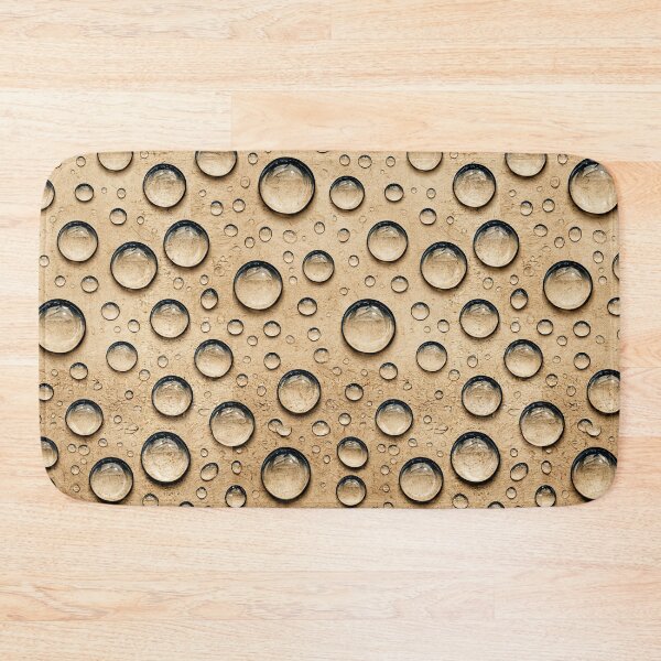 Item preview, Golden Amber Moisture Droplets on Glass designed and sold by Piotrek0001.