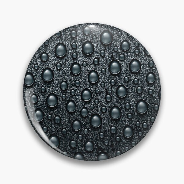 Item preview, Midnight Black Surface with Fresh Water Drops designed and sold by Piotrek0001.
