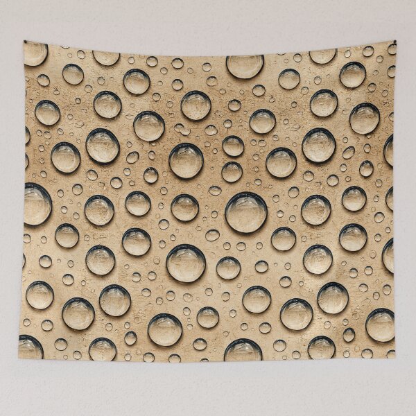 Item preview, Golden Amber Moisture Droplets on Glass designed and sold by Piotrek0001.