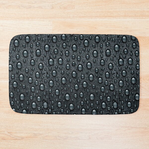Item preview, Midnight Black Surface with Fresh Water Drops designed and sold by Piotrek0001.